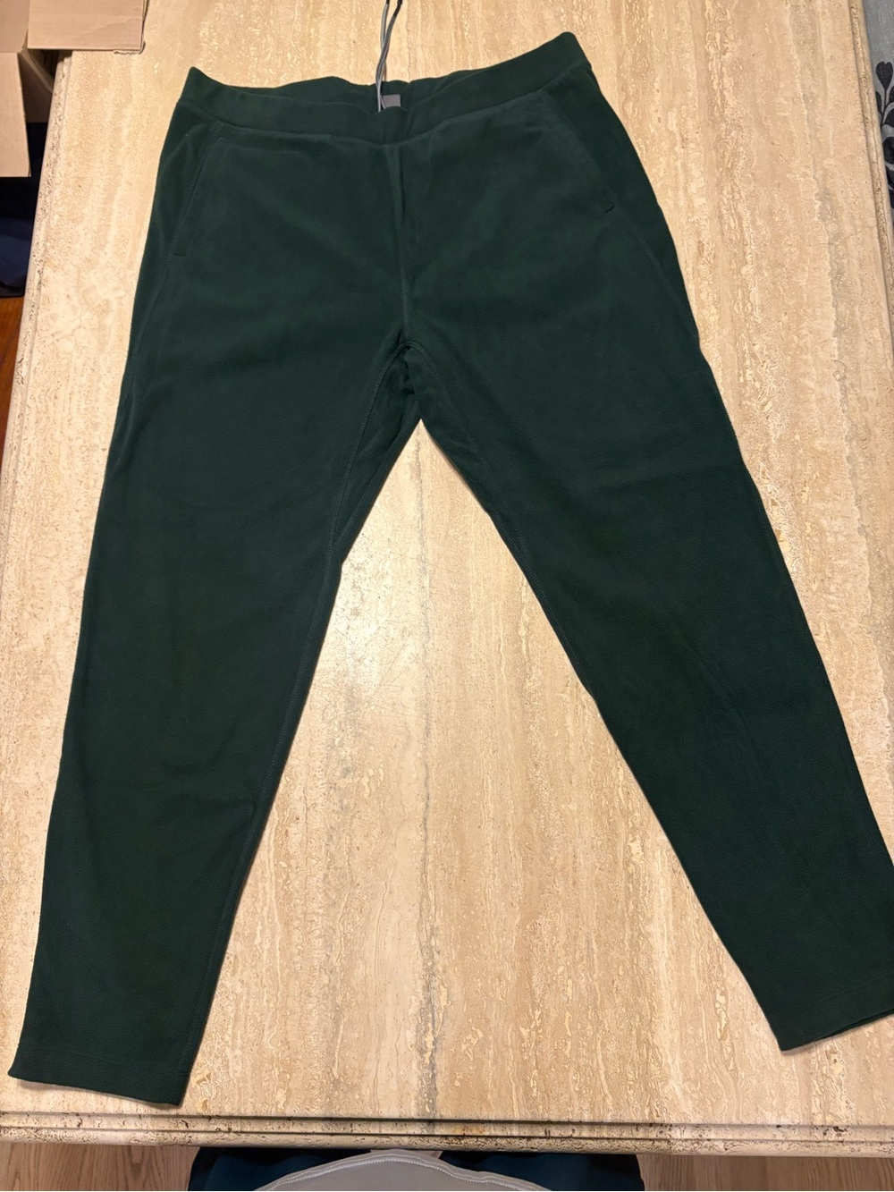 Eddie Bauer Dark Green Fleece Joggers